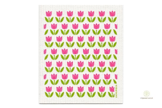 Houbička - malé tulipány růžové