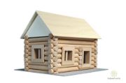 Walachia Vario - dřevěná stavebnice - domeček (72ks)