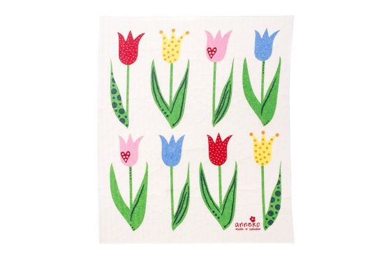 Houbička - tulipány