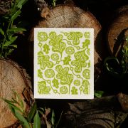Houbička - dubový list - zelený