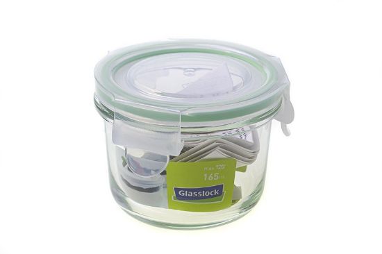 Kulatá skleněná nádoba Glasslock - 165 ml - mini