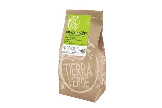 Prací prášek na bílé prádlo a pleny Tierra Verde - 850g