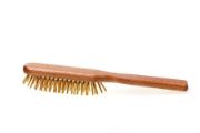 Bukový kartáč na vlasy s dřevěnými ostny - 5-řadý